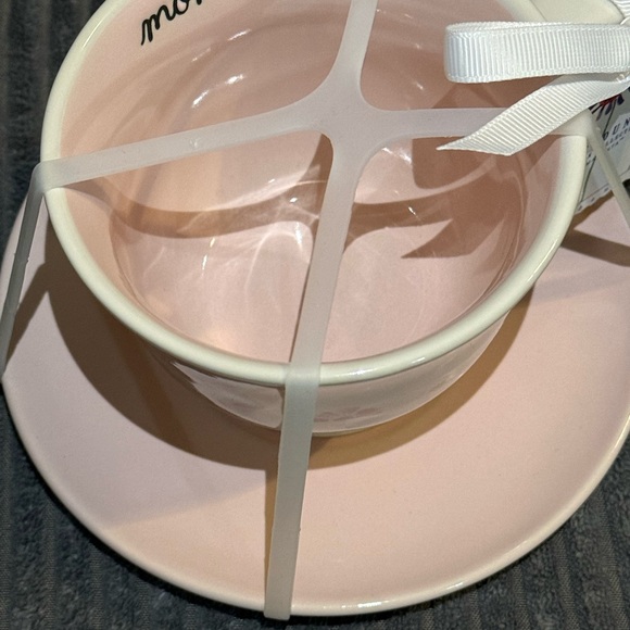 Rae Dunn Pink Blossom Teacup and Saucer - Picture 7 of 7